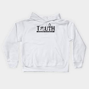 Truth Know Thyself Ankh Kids Hoodie